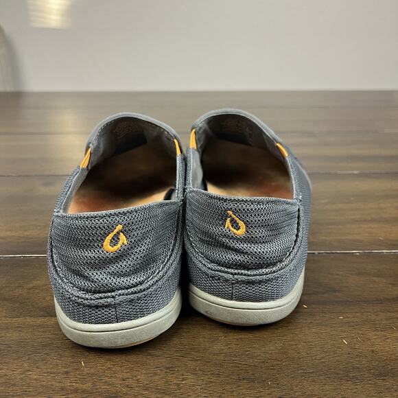 Olukai Nohea Mesh - Slip On Loafers - Men's 10.5 - Gray - Picture 3 of 6